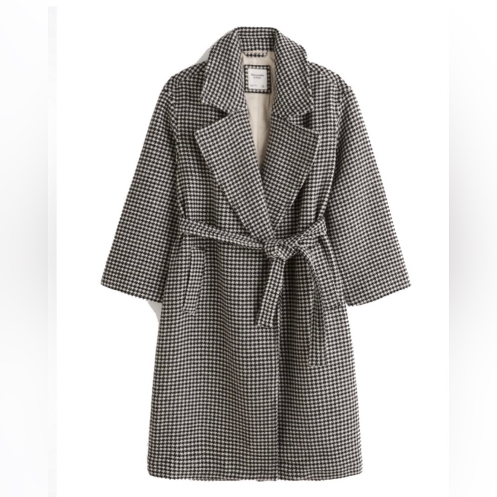 Wool wrap coat